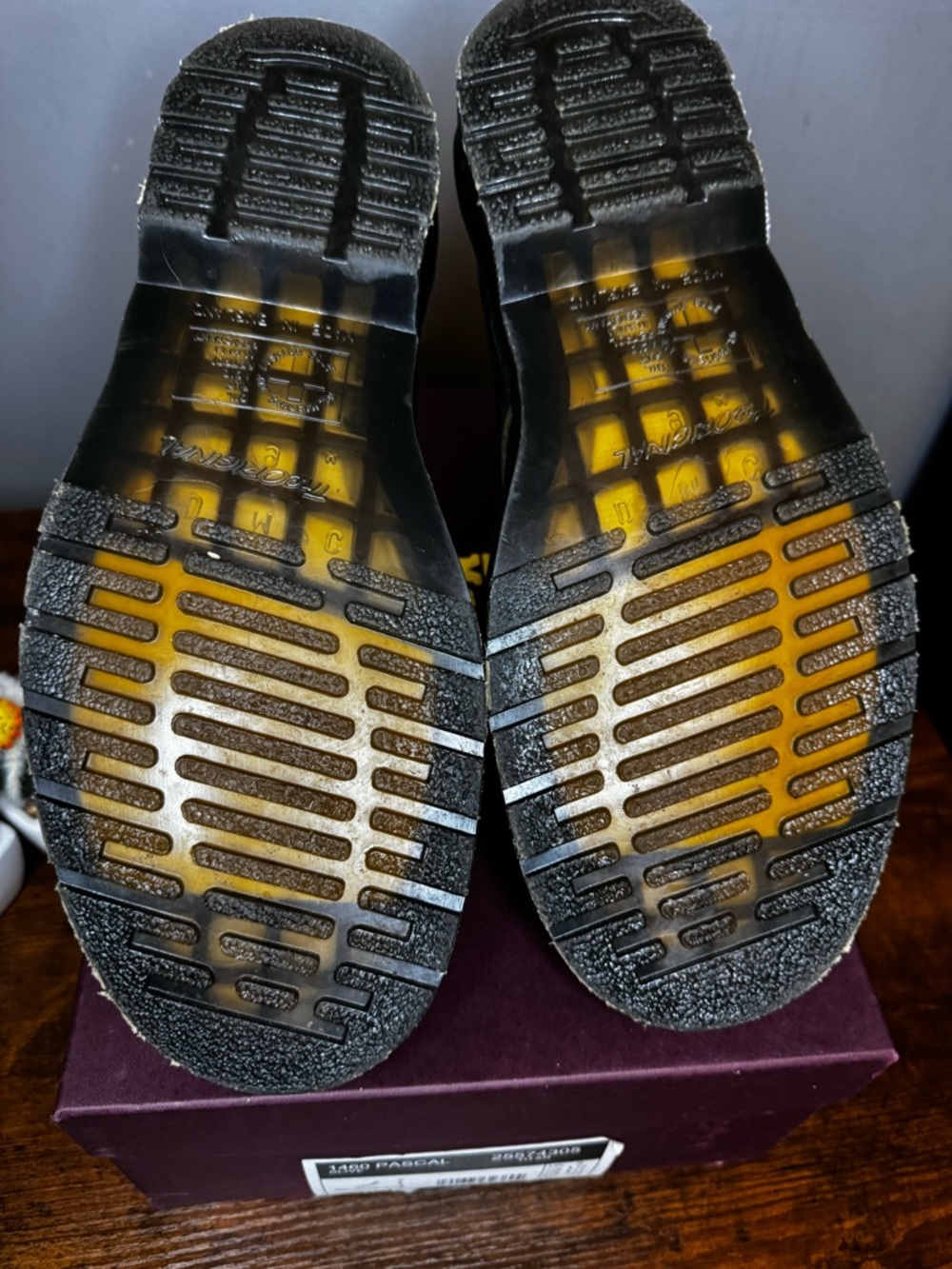 Awesome Dr. Martens 1460 PASCAL MADE IN ENGLAND TITAN LEATHER BOOTS - Picture 6 of 8
